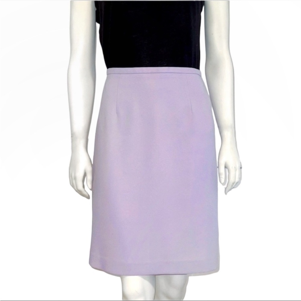 Vintage Lilac Pencil Skirt